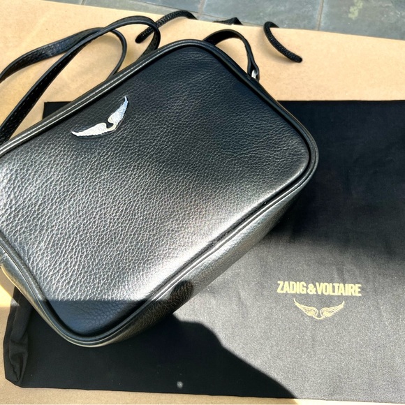 Zadig & Voltaire Bags Zadig And Voltaire Black Leather Camera Bag